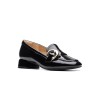 Γυναικεία δερμάτινα loafers Clarks 26174716 Μαύρα