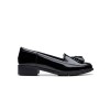 Γυναικεία δερμάτινα loafers Clarks 26178704 Μαύρα