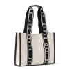 Γυναικεία τσάντα ώμου Ted Baker 275885 WXB-GEORJIA Canvas Medium Tote Λευκή