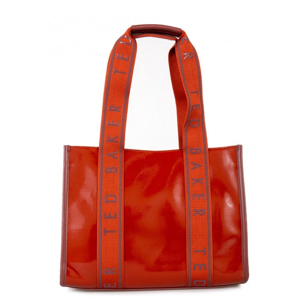 Γυναικεία τσάντα ώμου Ted Baker 275884 WXB-GEORJAA Medium Tote Καφέ/Πορτοκαλί