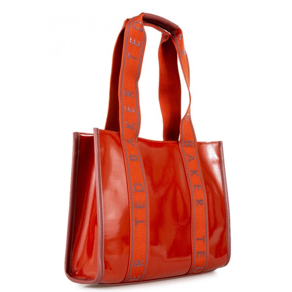 Γυναικεία τσάντα ώμου Ted Baker 275884 WXB-GEORJAA Medium Tote Καφέ/Πορτοκαλί